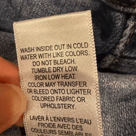 FRAME Le Cutoff Denim Shorts Azure Wash Jean Shorts Stretch Size 26 - Picture 10 of 11